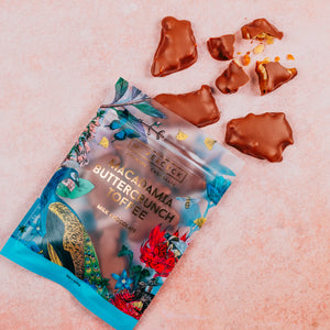 MACADAMIA BUTTERCRUNCH TOFFEE 140g (MILK)